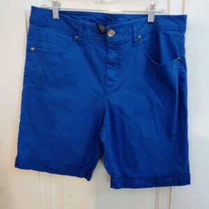 Women's Blue Shorts Faded Glory